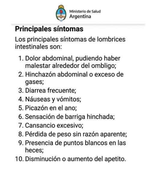 Noticia aumento parásitos